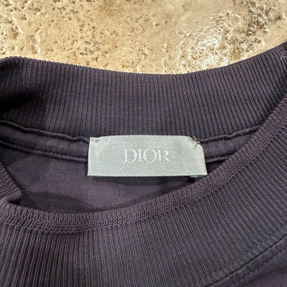 Dior x Peter Doig Mauve Lion Embroidery Purple T-Shirt - Picture 14 of 14